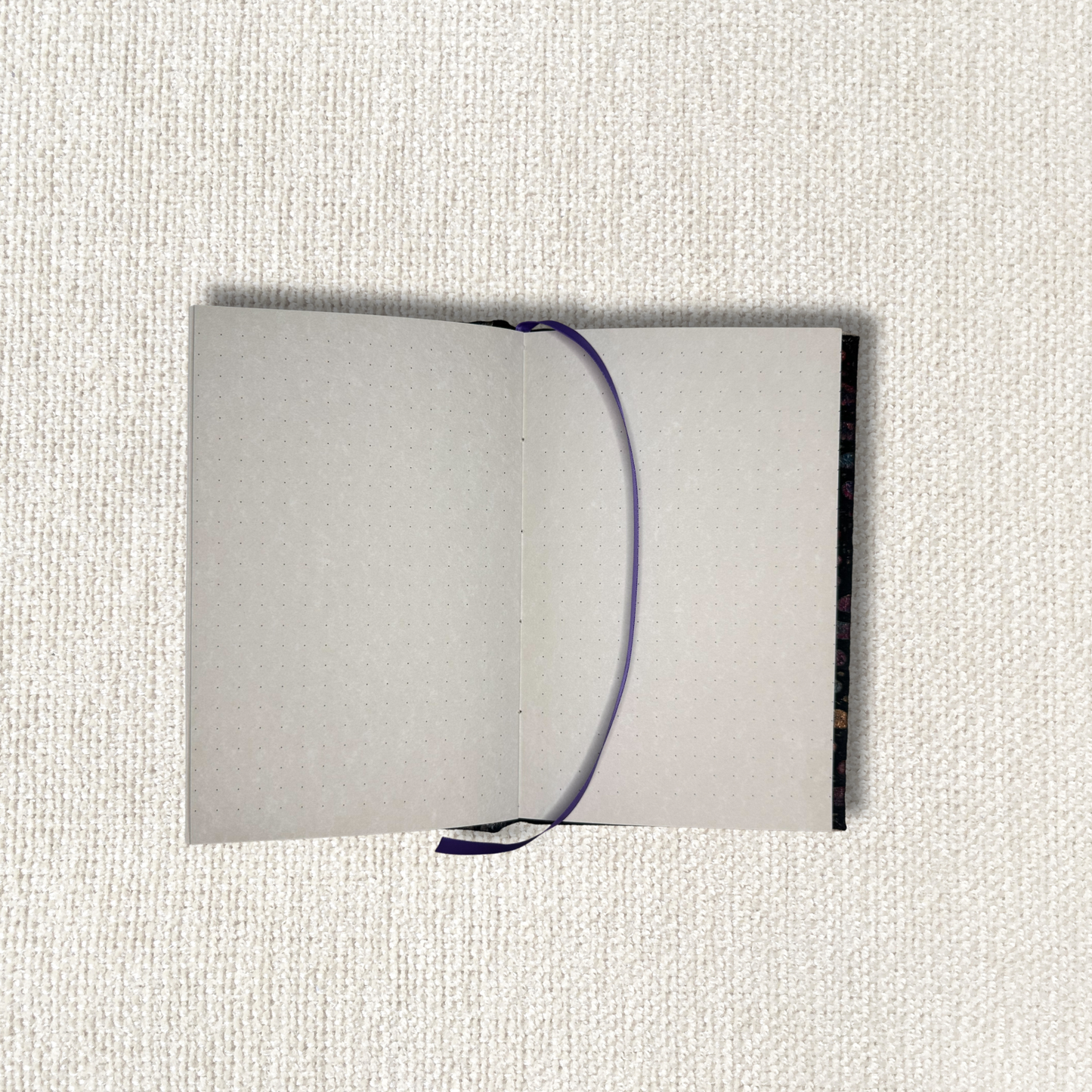 Luxury Leather Journal – Fire + Rain | Dot Grid, 120 Pages, 5.5x8.5", Made to Order