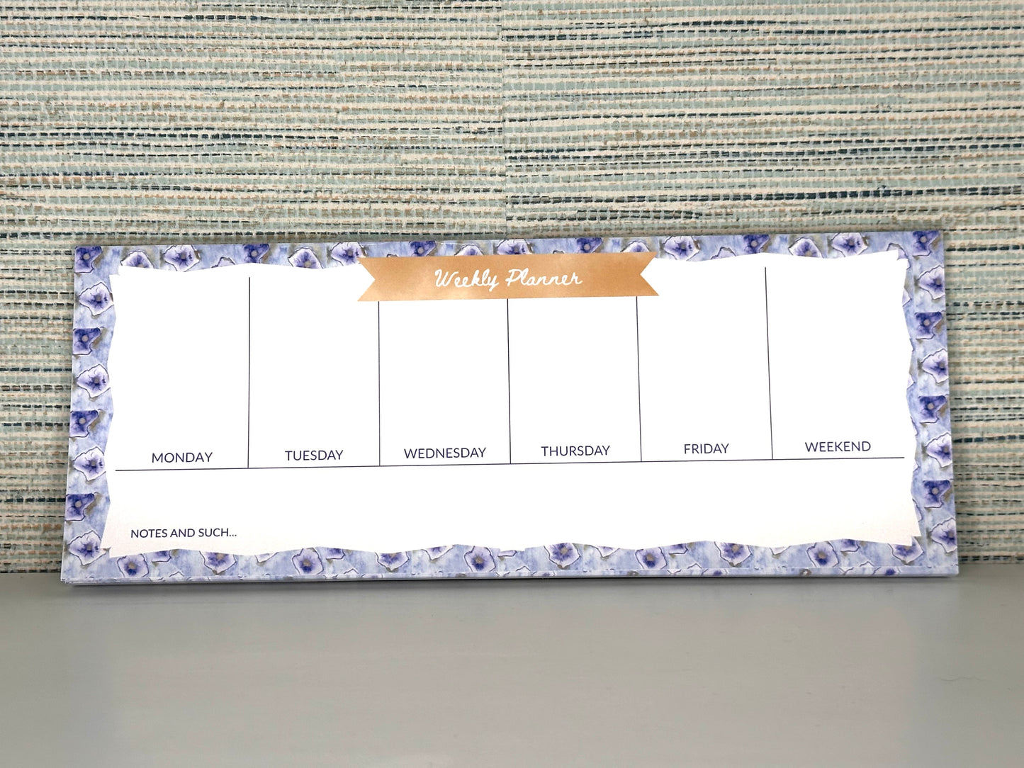 Weekly Planner (The Rose - Blue)