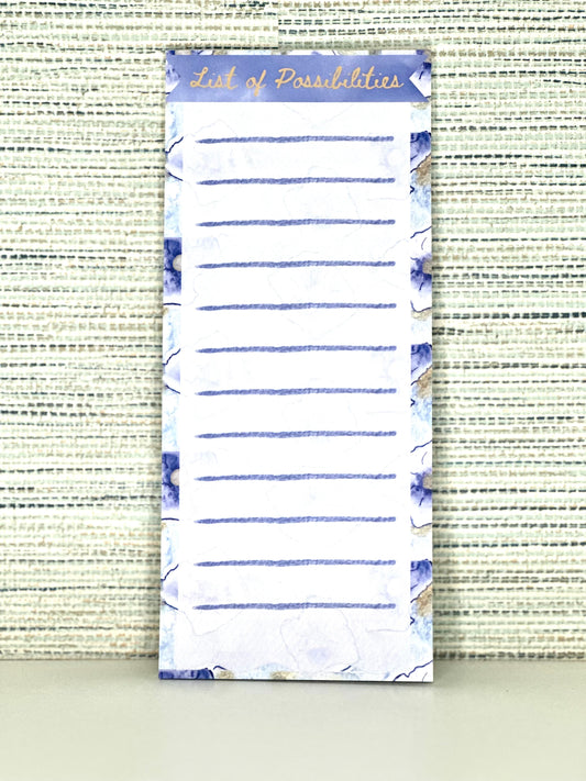 Notepad in The Rose (blue)