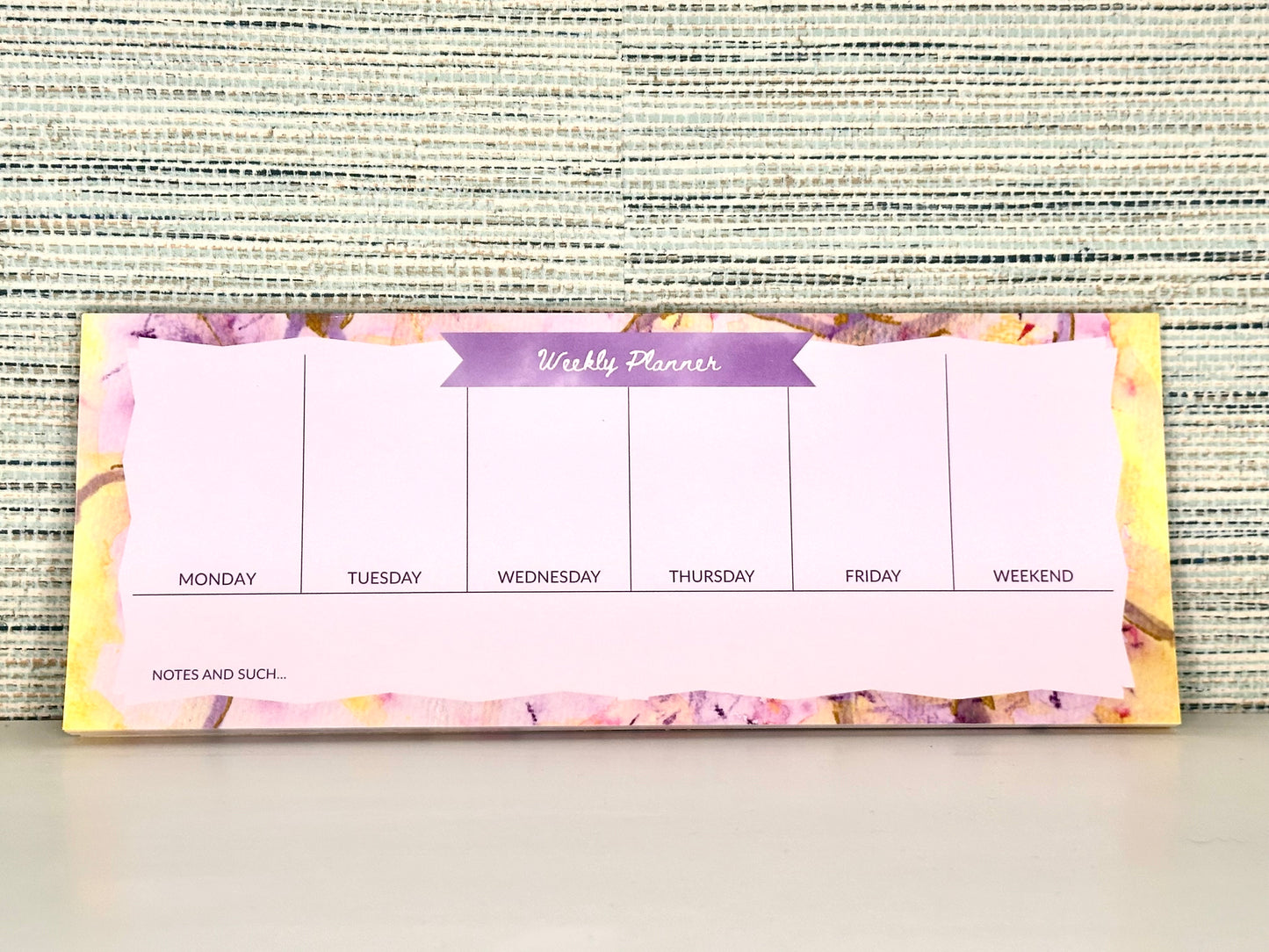 Weekly Planner (Dancing Queen pattern)