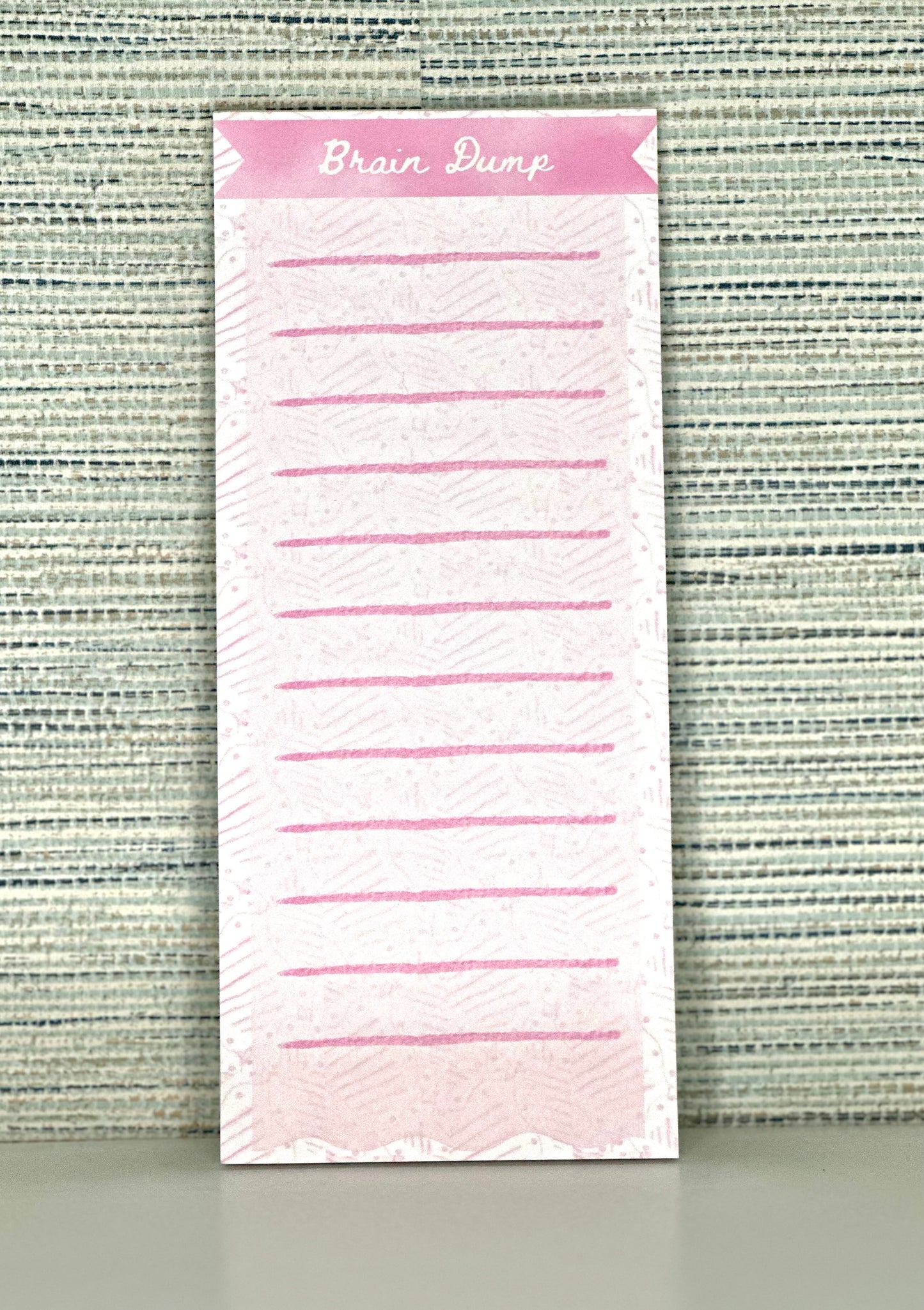 Notepad in Electric Feel (pink)
