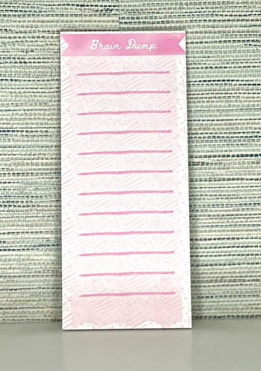 Notepad in Electric Feel (pink)