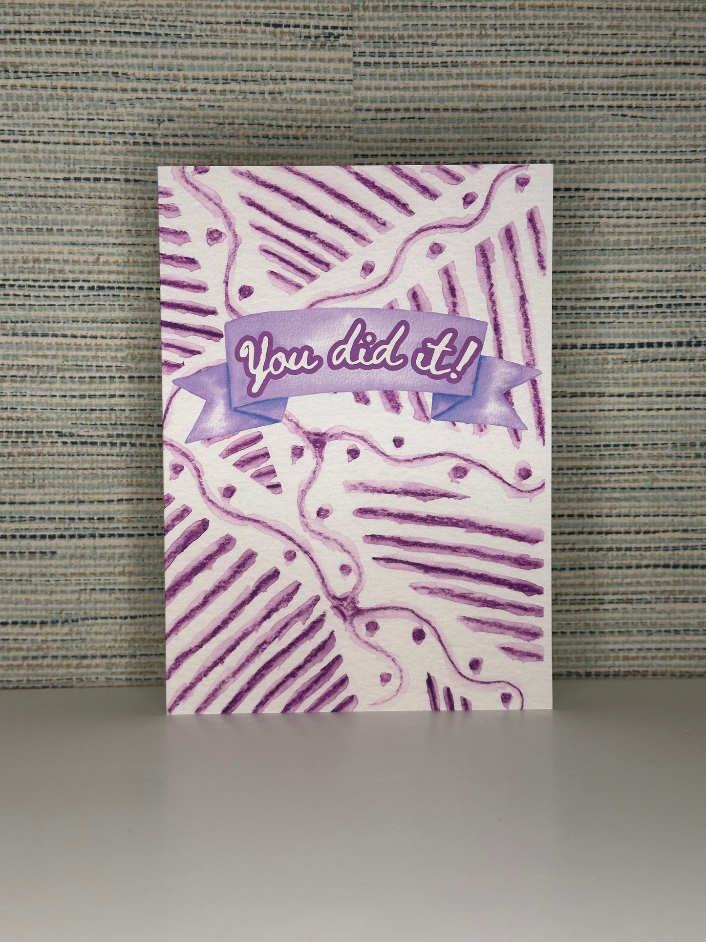 "You did it!" greeting card