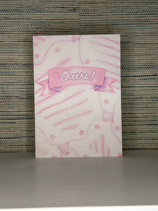 "Cheers!" greeting card