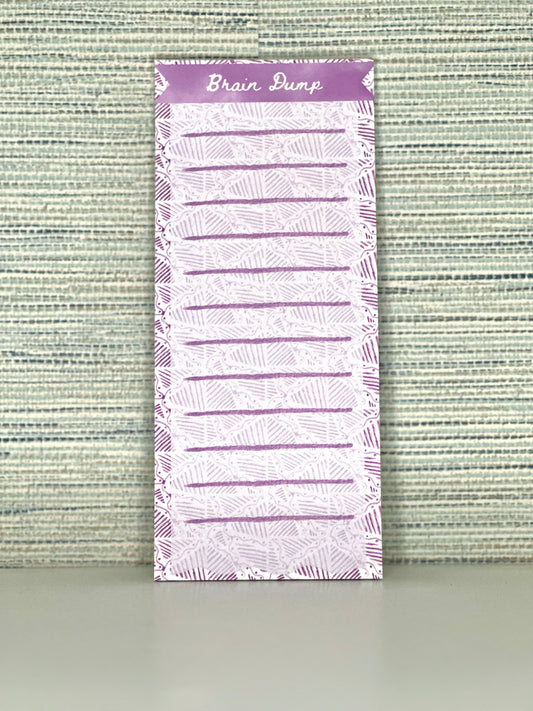Notepad in Electric Feel (purple)