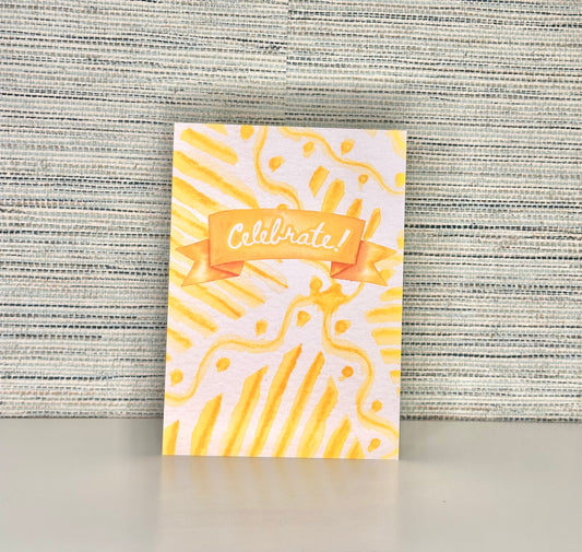 “Celebrate!” greeting card