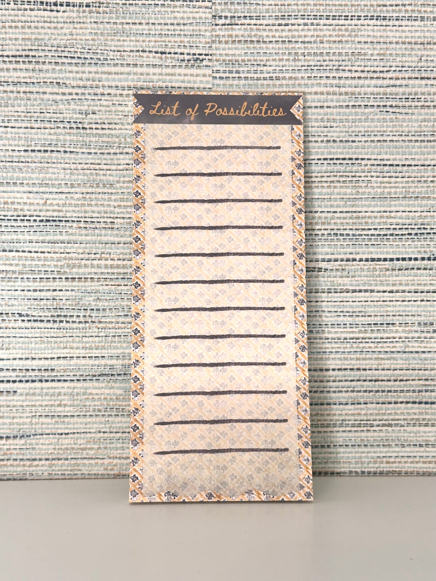 Notepad in Golden Hour pattern