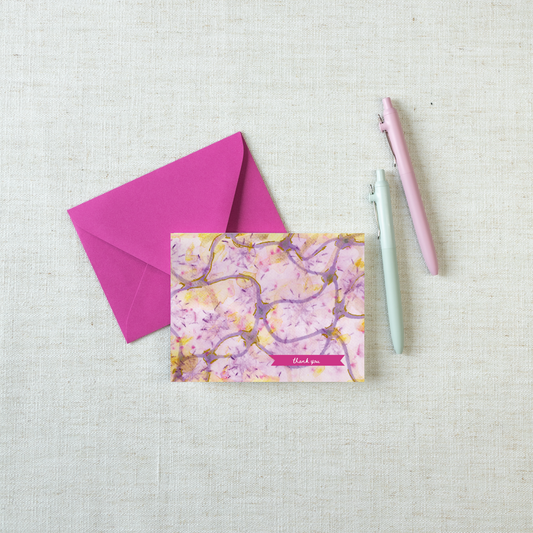 Luxury Thank You Notecard Set – Dancing Queen | 6 Cards + Envelopes