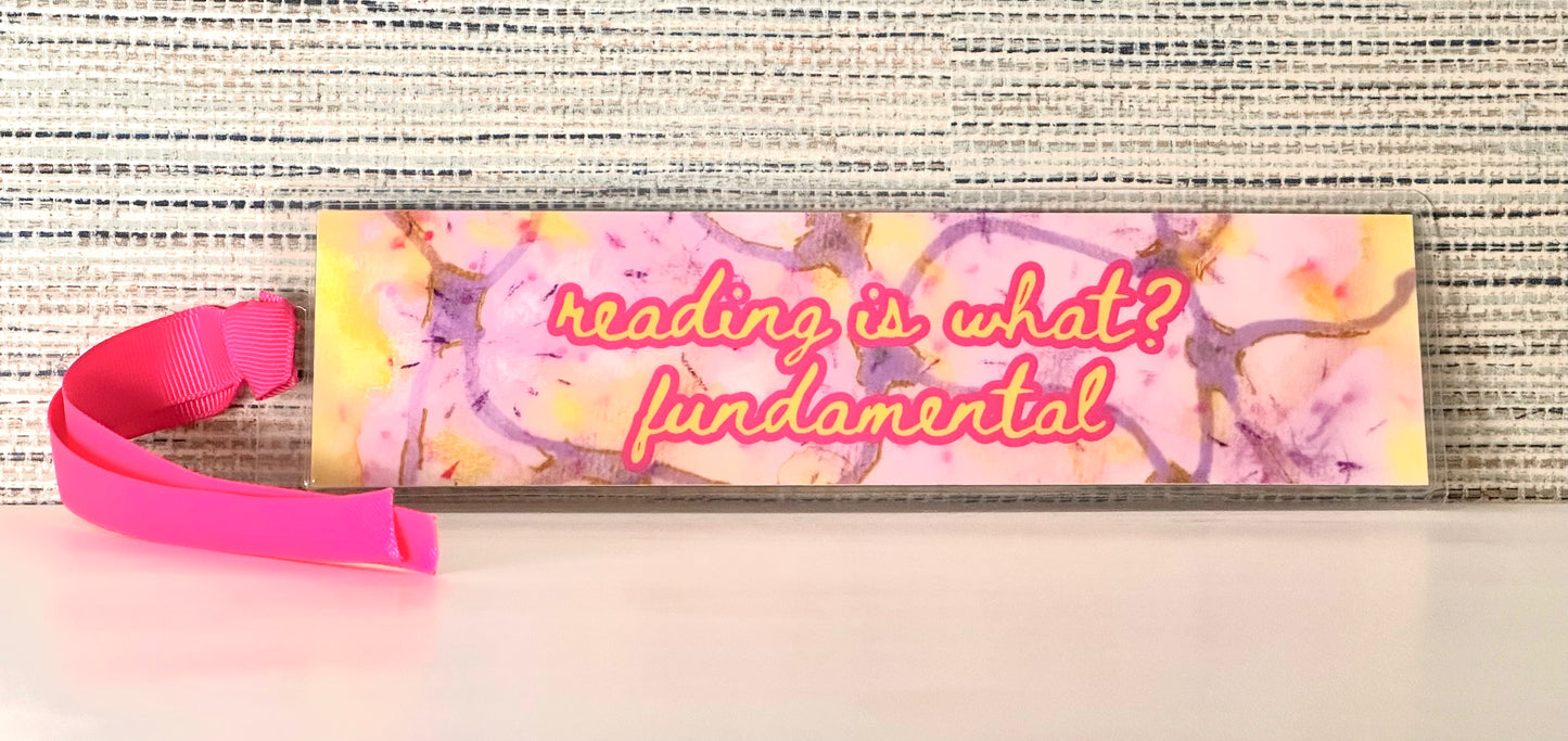 reading is what? fundamental bookmark (Dancing Queen pattern)