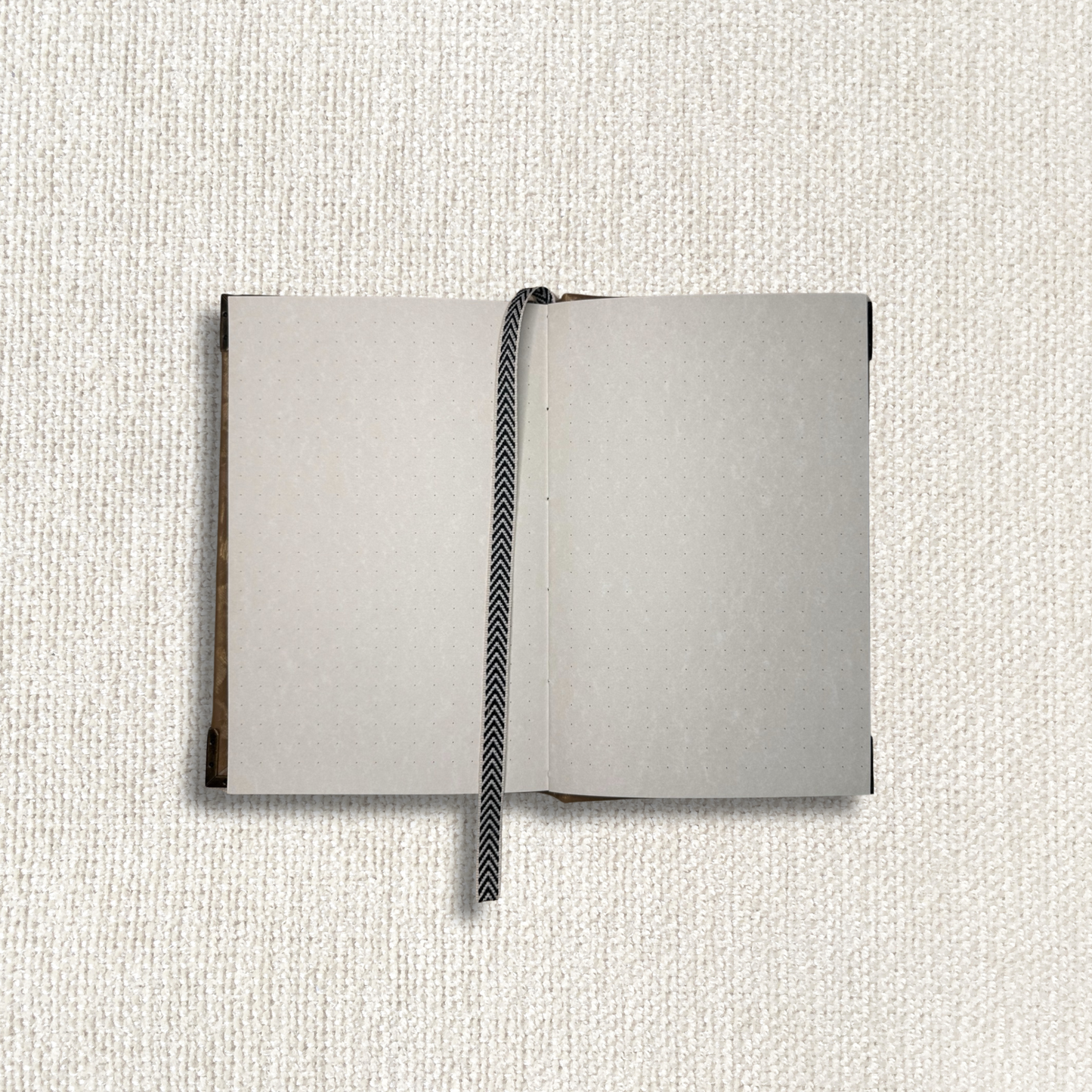 Luxury Vegan Leather Journal – Gold Dust Woman | Dot Grid, 120 Pages, 5.5x8.5", Made to Order