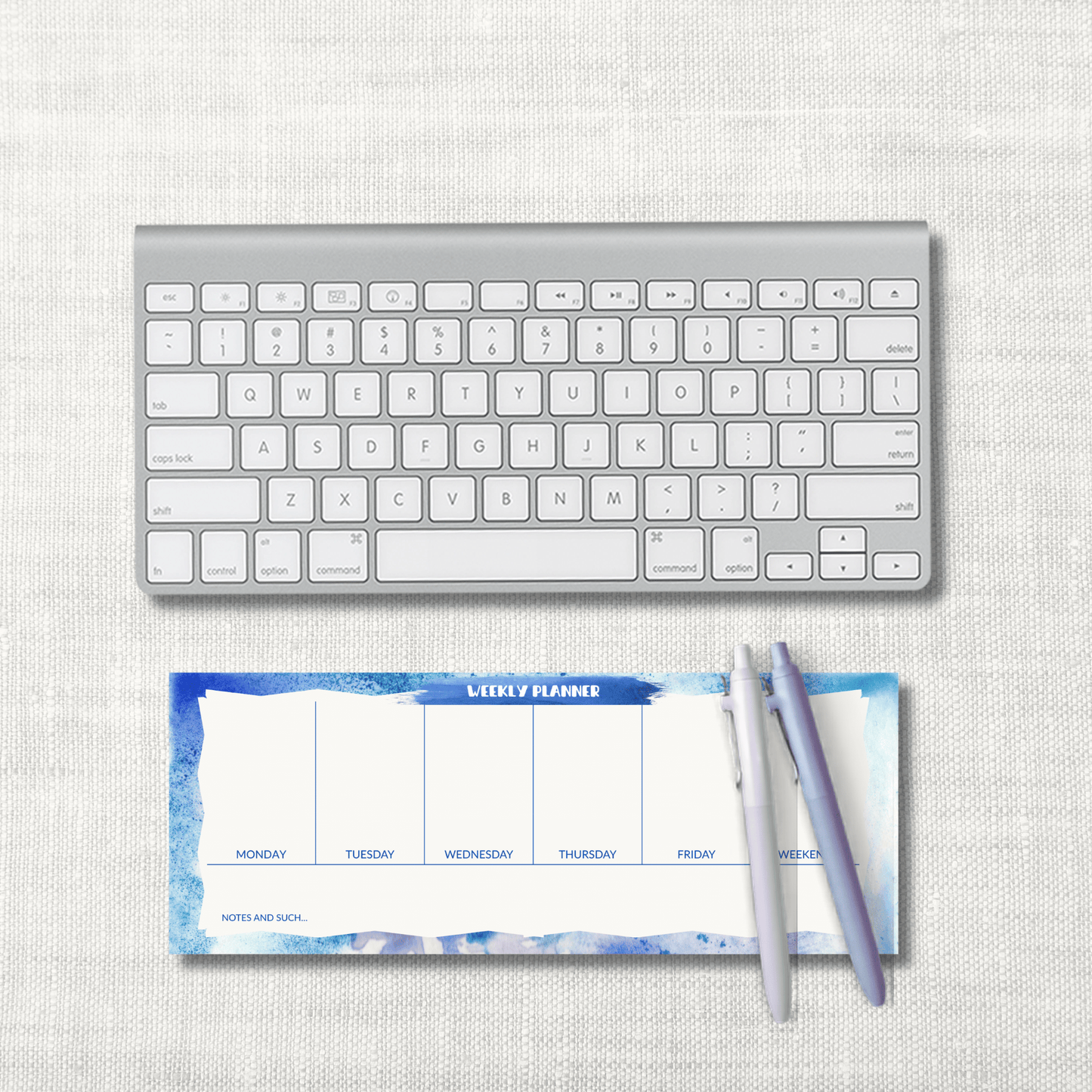 Luxury Weekly Planner Pad – Dreams Pattern | 50 Sheets, 4.25x11"
