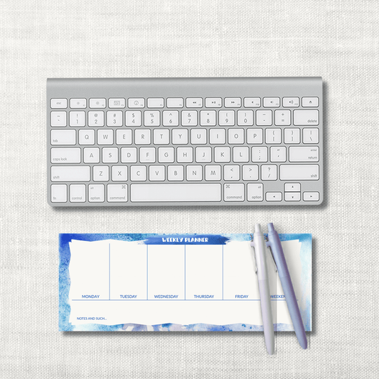 Luxury Weekly Planner Pad – Dreams Pattern | 50 Sheets, 4.25x11"